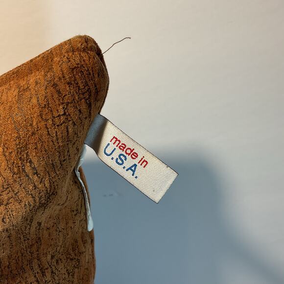 Newport Rust & Brown Couch Pillow - Made in the USA - Picture 3 of 4